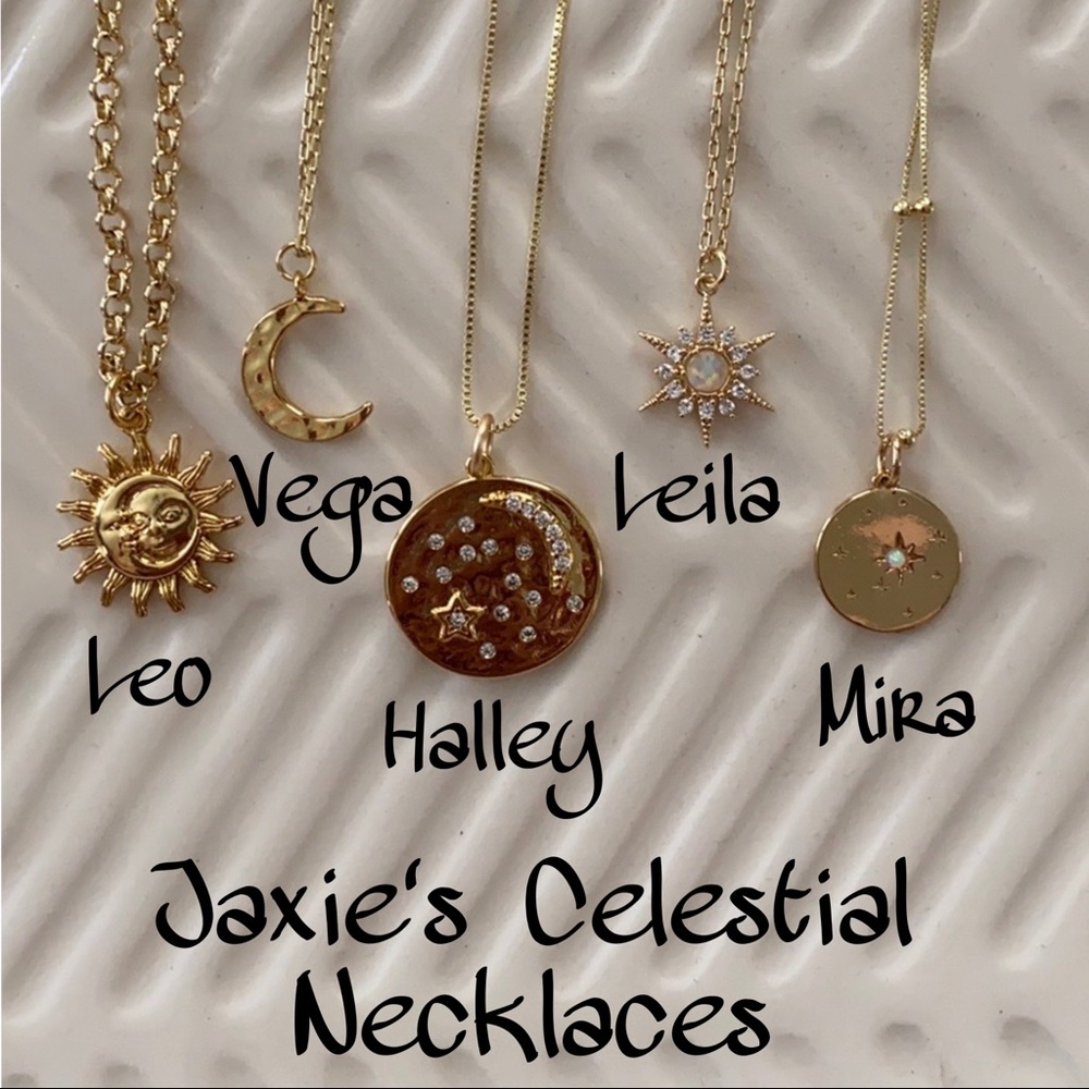 Leila, Opal Starburst Necklace - Picture 9 of 9